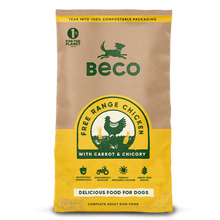 Beco Free Range Chicken with Carrot & Chicory Dry Adult Dog Food, Complete Recipe, 12kg