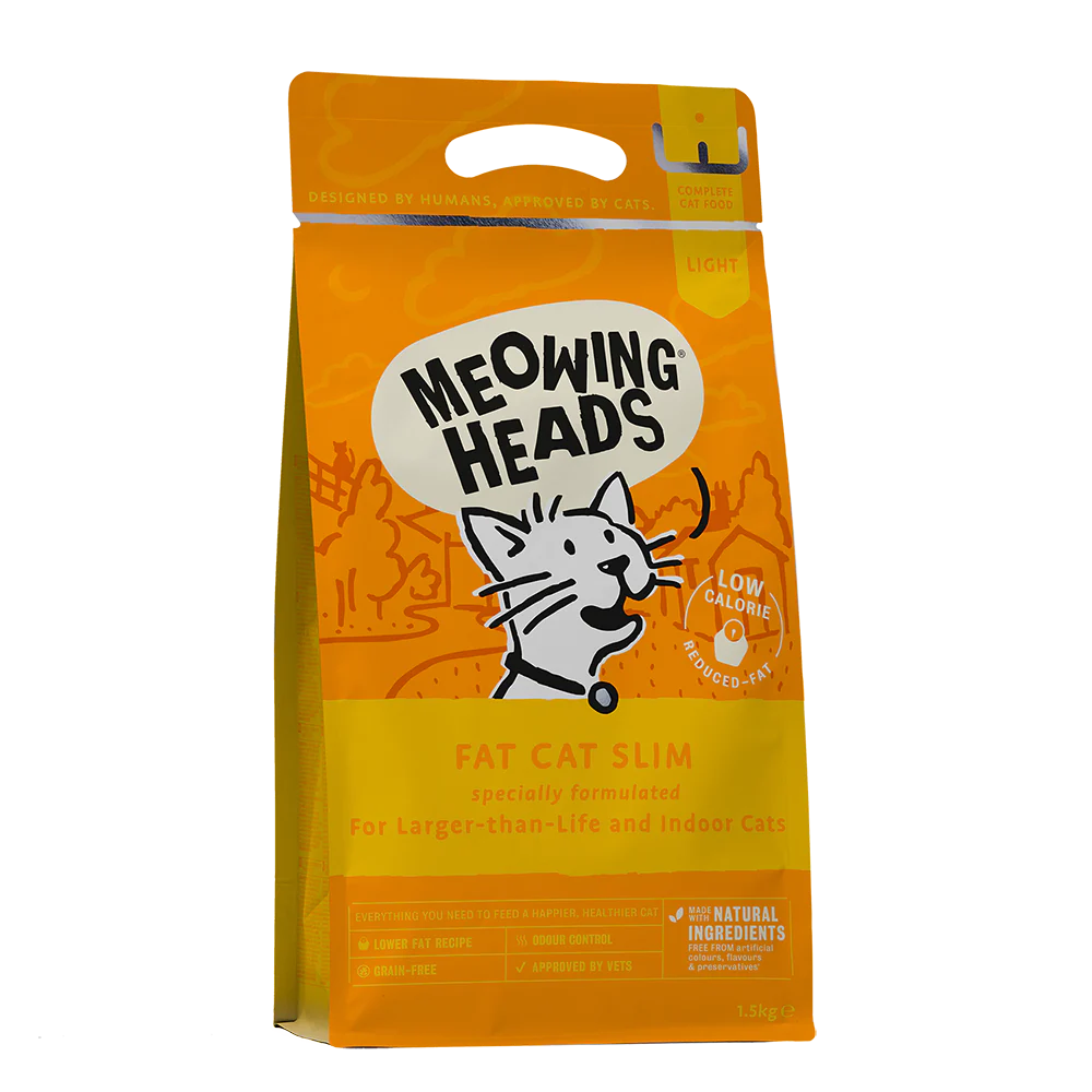 Meowing Heads - Fat Cat Slim - Light Dry Cat Food - 1.5kg