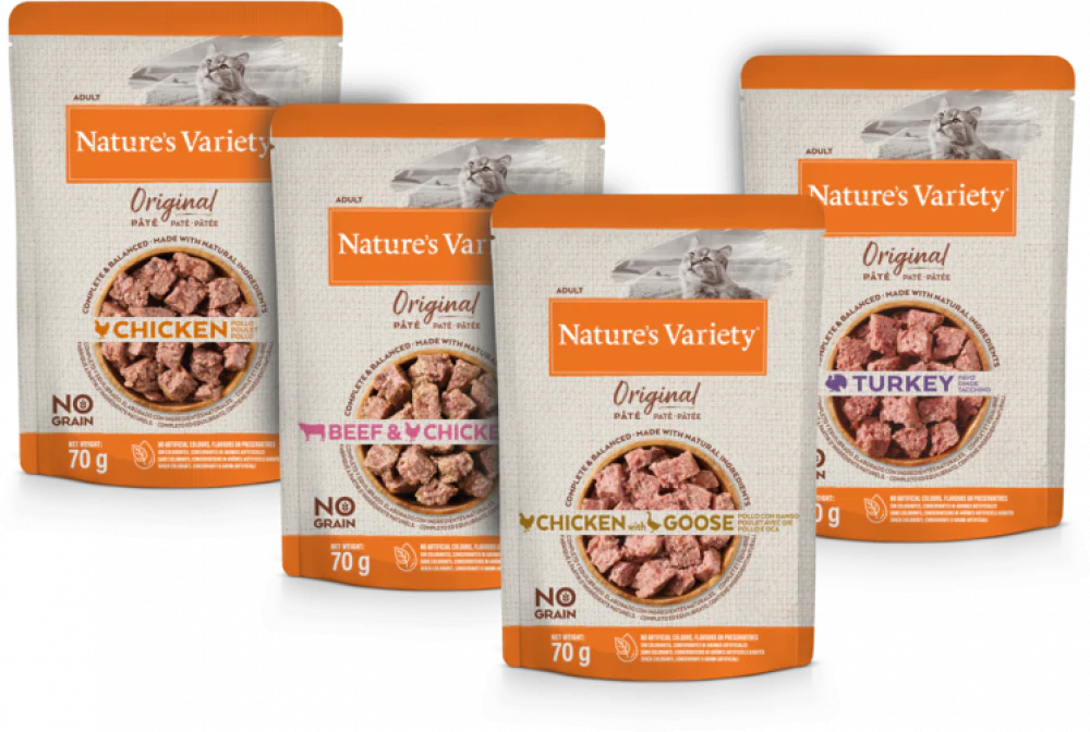 Nature's Variety - Original Pate - Adult Cat Food Multipack 12x70g